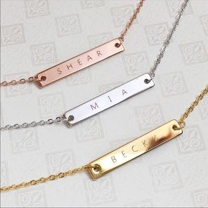 Custom name necklace